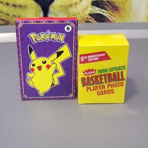 Mc Donald's Pokemon happy meal card &1990 Basketball photo cards